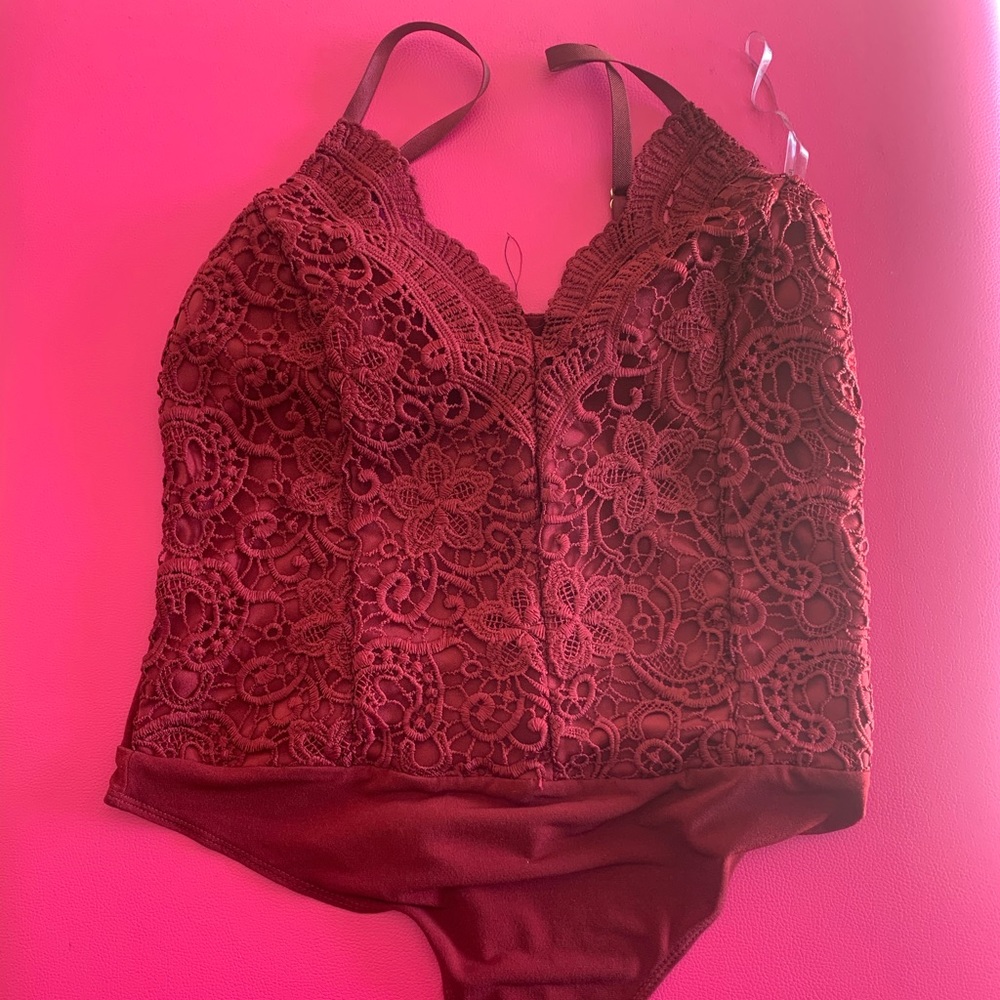 Red body suit